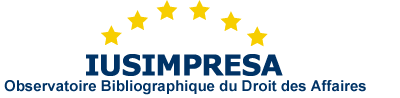 IUSIMPRESA - Observatoire Bibliographique du Droit des Affaires